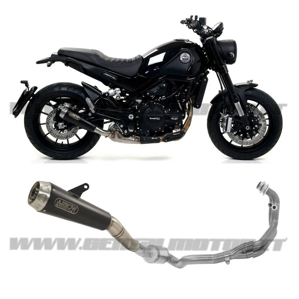 Scarico Completo Arrow Pro Race Nichrom Nero Benelli Leoncino 2017 > 2020-71879PRN--71691MI-90903