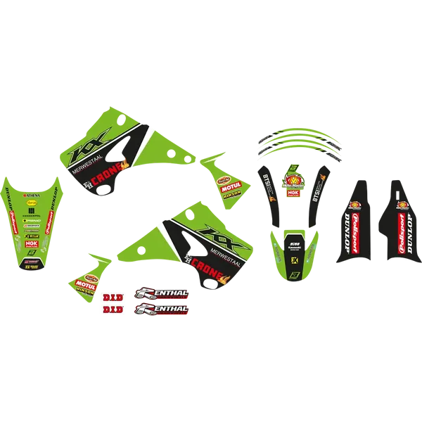 Graphic Kit With Seat Cover Replica Team Kawasaki H&F 2022-43026825
