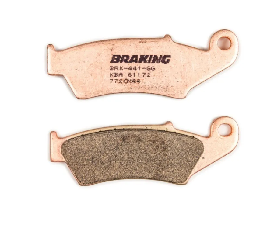 Pastiglie anteriori sinterizzate Braking HONDA CR 125 / 250 1995-2007 HONDA CRF 250R/RX 2004-2024 HONDA CRF 250X 2004-2017 HONDA CRF 450R/RX 2002-2024 HONDA CRF 450X 2005-2016 HONDA CR 500 1994-2001 HONDA XR 400R 1996-2004 HONDA XR 600R 1994-2000 HONDA XR