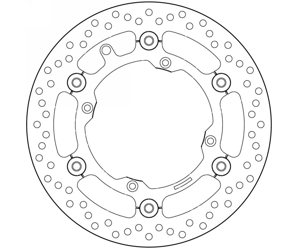 Disco Freno Flottante Brembo Serie Oro Anteriore Per Beta Rr Sm 400 2005 > 2007-78B40814-62270