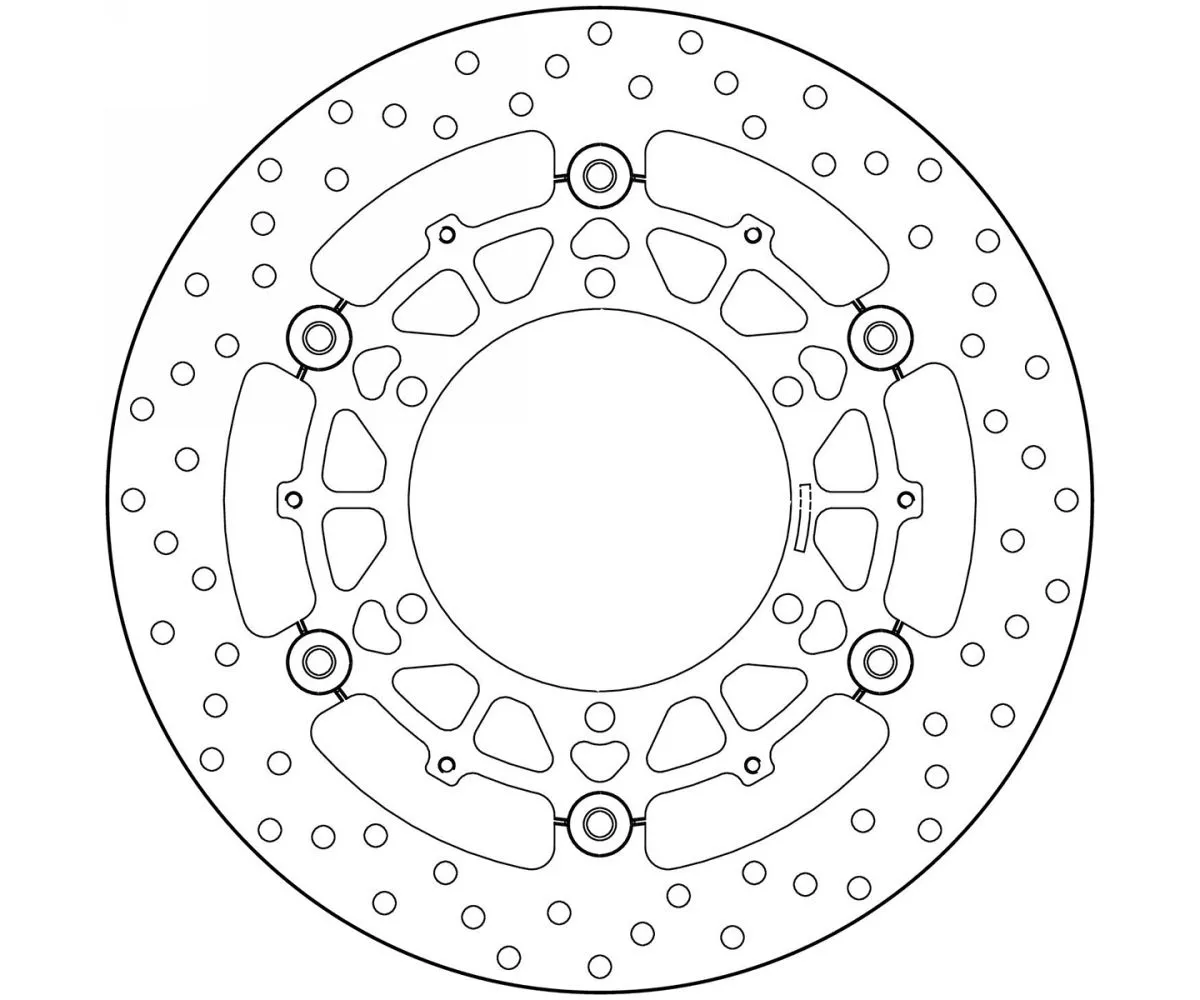 Disco Freno Flottante Brembo Serie Oro Anteriore Per Bmw R 850 R 850 1994 > 2001-78B40846-62518