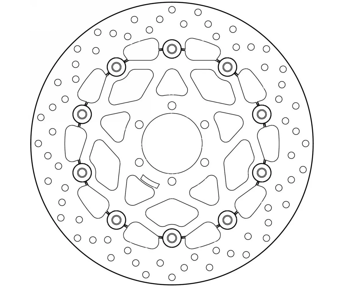 Disco Freno Flottante Brembo Anteriore Ducati Monster 620 I.e. 620 2005 > 2006-78B40850-62558
