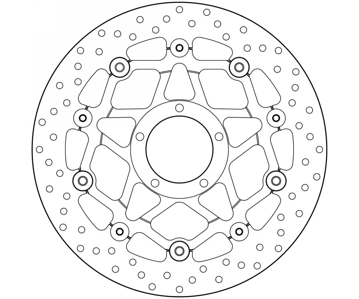 Disco Freno Flottante Brembo Anteriore Ducati Streetfighter S 848 2012 > 2015-78B40886-62624