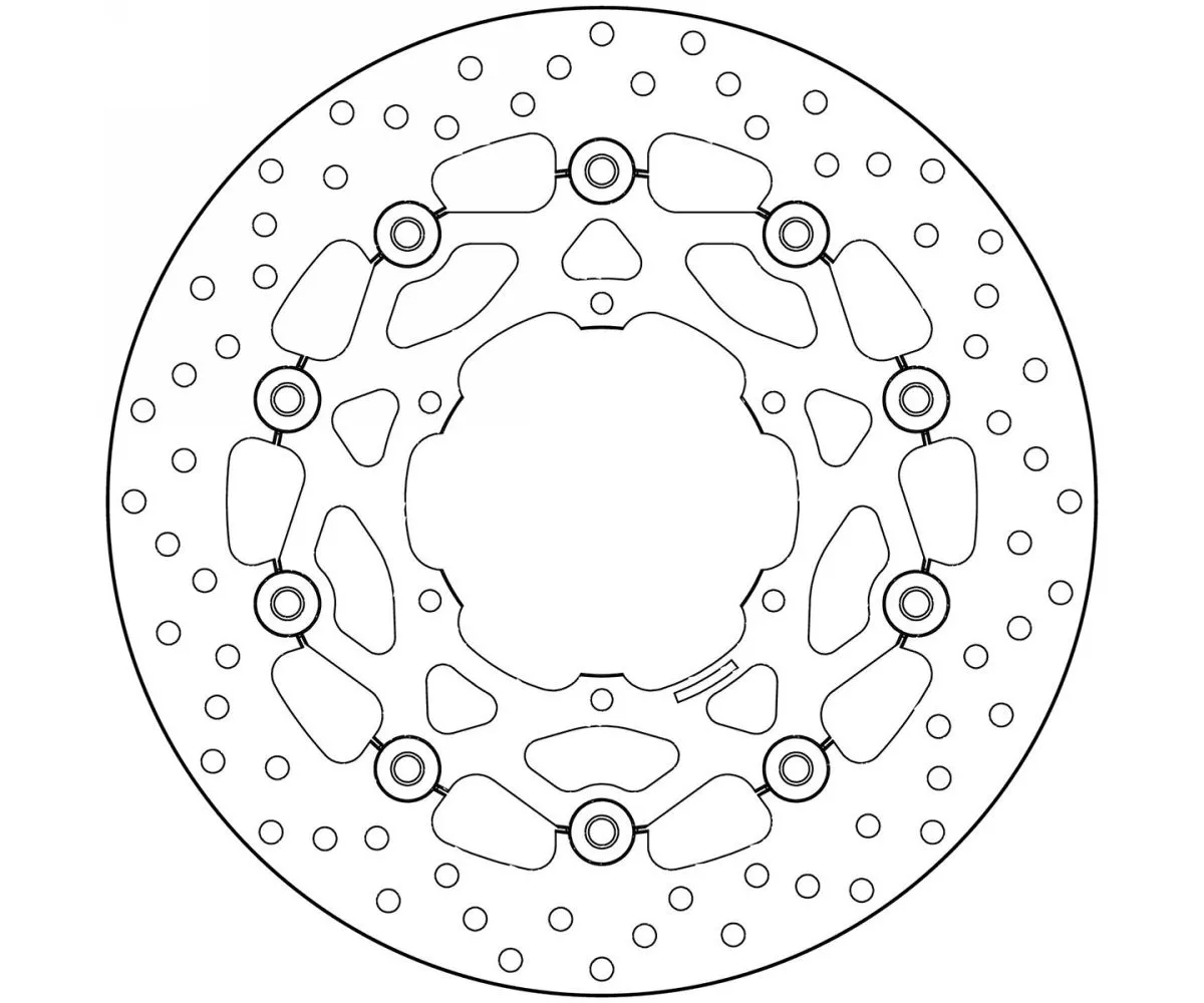 Disco Freno Flottante Brembo Serie Oro Anteriore Bmw F 650 Gs 650 2000 > 2007-78B40896-62501