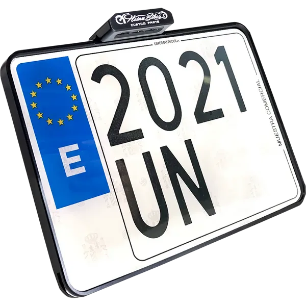 PORTATARGA CON LUCE POSTERIORE INTEGRATA-20302069