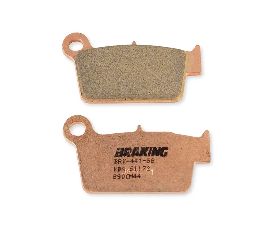 Pastiglie posteriori sinterizzate Braking KAWASAKI KXF 250 2004-2024 KAWASAKI KXF 450 2006-2023 KAWASAKI KLX 450R 2008-2009