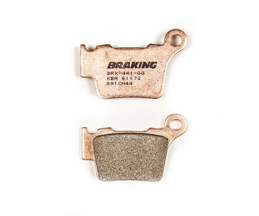 Pastiglie posteriori sinterizzate Braking HUSQVARNA CR - WR - TC - TE - TX - FC - FE 65 / 85 / 125 / 150 / 250 / 300 / 310 / 350 / 449 / 450 / 501 / 510 / 511 2002-2024