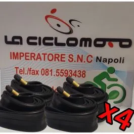 kit 4 camere 20 x 1.75 valvola america 48mm