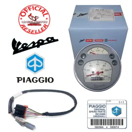 Contachilometri con cablaggio cruscotto originale Vespa