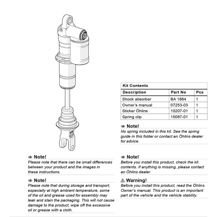 Beta Rr 2t 125 2018 > 2019 Ohlins Ammortizzatore Ttx Flow Ba 1884-BA1884-37806