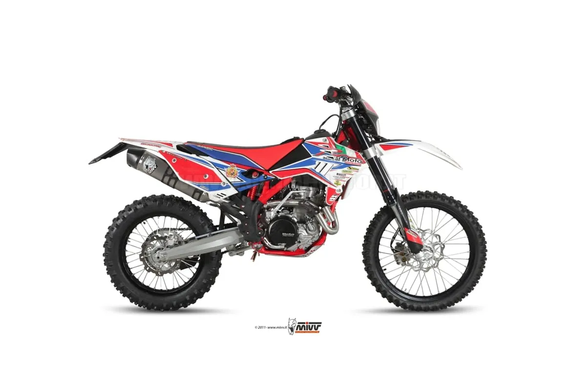 Scarico Completo Mivv Stronger Acciaio Inox Per Beta 350 Rr 2011 > 2012-M.BE.004.LXC.F-90753