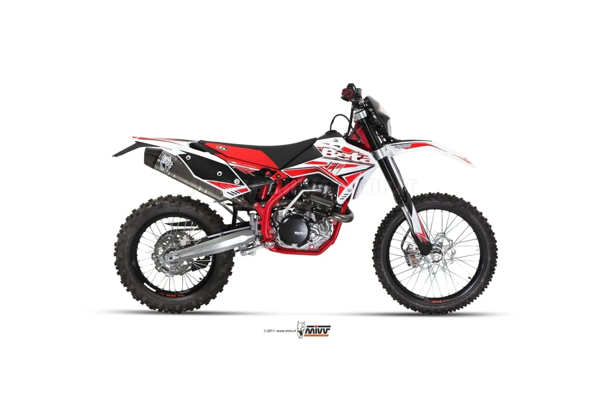 Scarico Completo Mivv Stronger Acciaio Inox Per Beta 400 Rr 2011 > 2012-M.BE.004.LXC.F-90755