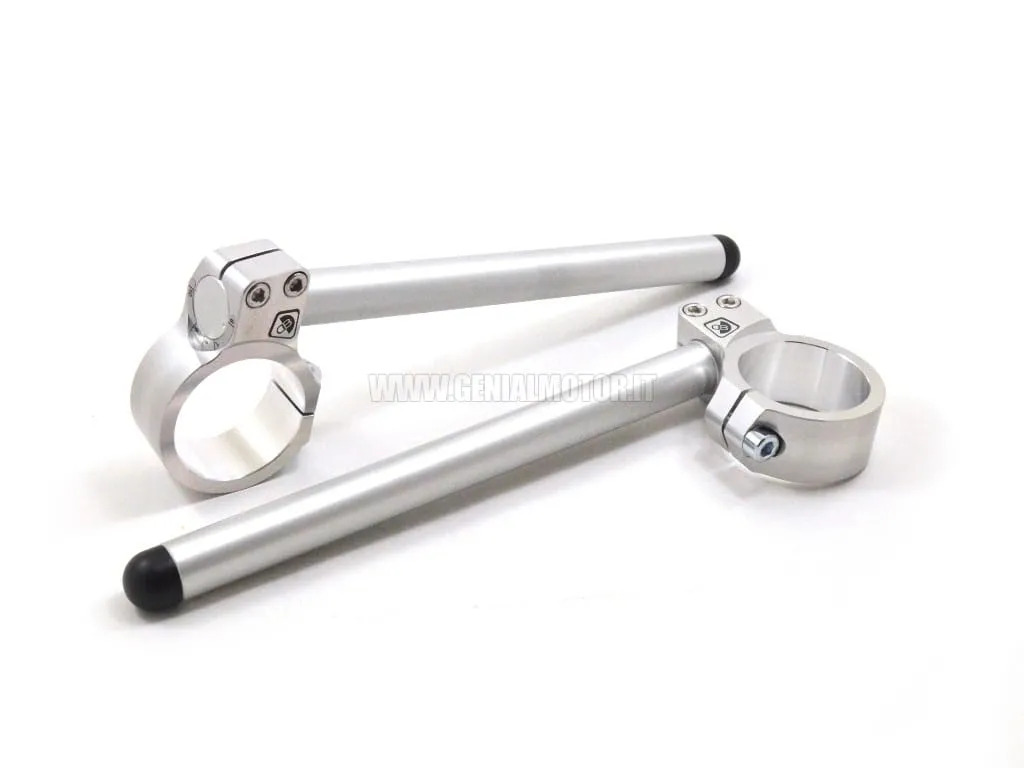 Ducabike Dbk Bsr500e Semimanubri Regolabili 50mm Rialzo 0 Mm Silver-BSR500E-24659