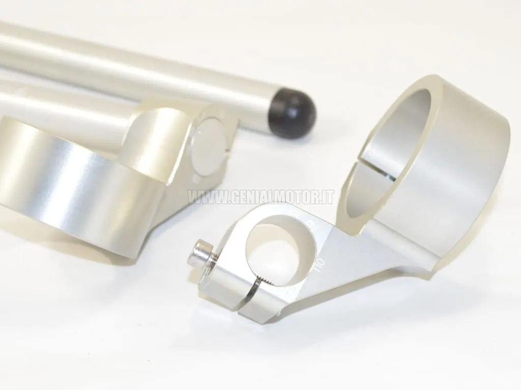 Ducabike Dbk Bsr5035e Semimanubri Regolabili 50mm Rialzo 35 Mm Silver-BSR5035E-24661