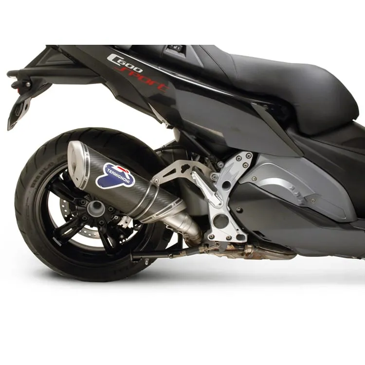 Bmw C 600 Sport 2012 > 2015 Scarico Termignoni Terminale Relevance Carbonio Acciaio-BW11080CM-37527