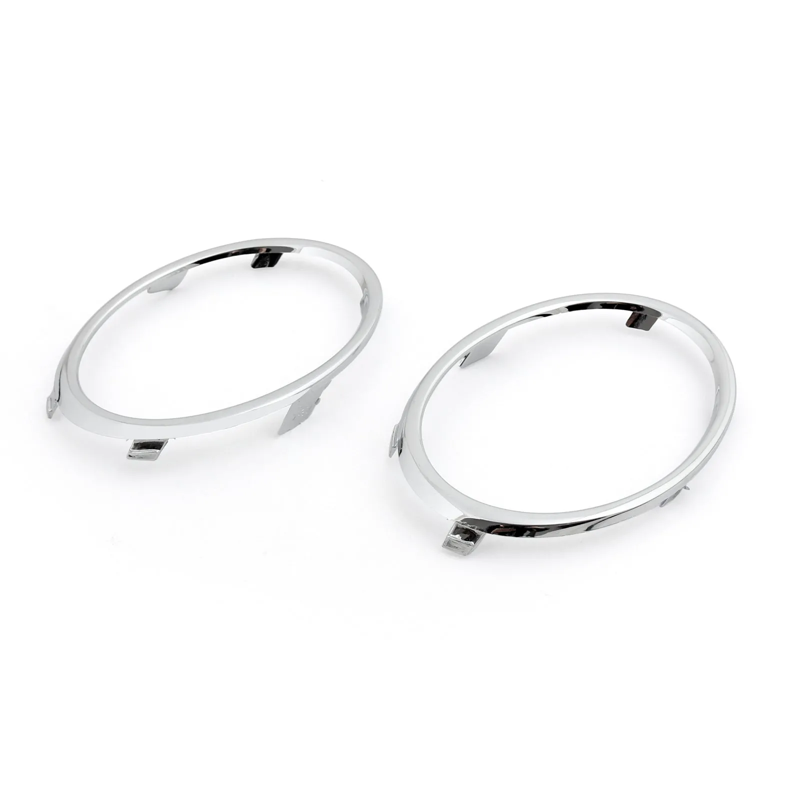 Paire de garnitures de couvercle de phare antibrouillard avant chromé décorer le cadre pour Audi B8 A4 09-12 générique