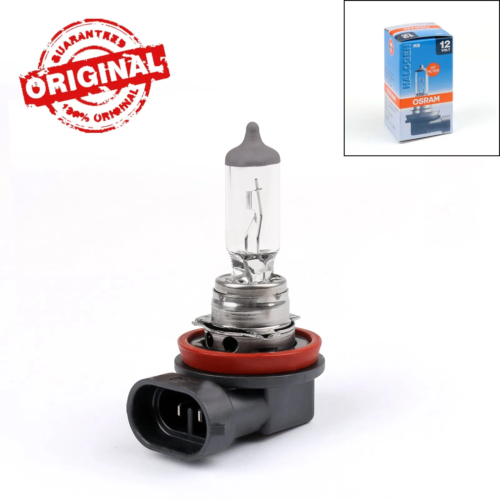 1Pc OSRAM H8 12V 35W 3200K Halogène Original Phare Ampoule Fabriqué En Allemagne Générique