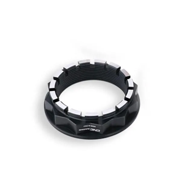 Dado ruota posteriore destro CNC Racing Nero/Argento Ducati Streetfighter V2 2022-2024