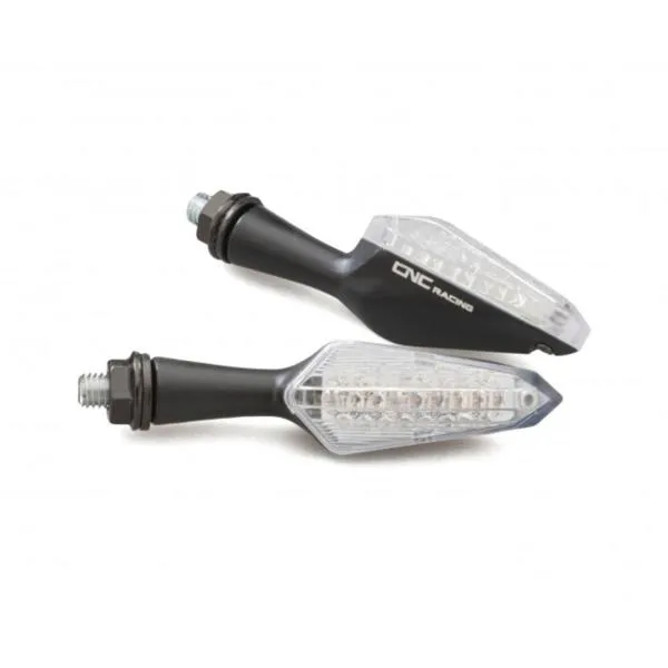 Coppia frecce Led alluminio JET CNC Racing indicatori di direzione universali