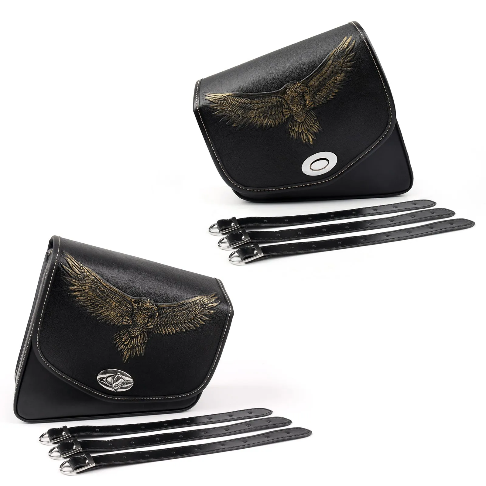 Sacoche de selle en cuir côté gauche/droit pour Sportster XL 883 XL 1200