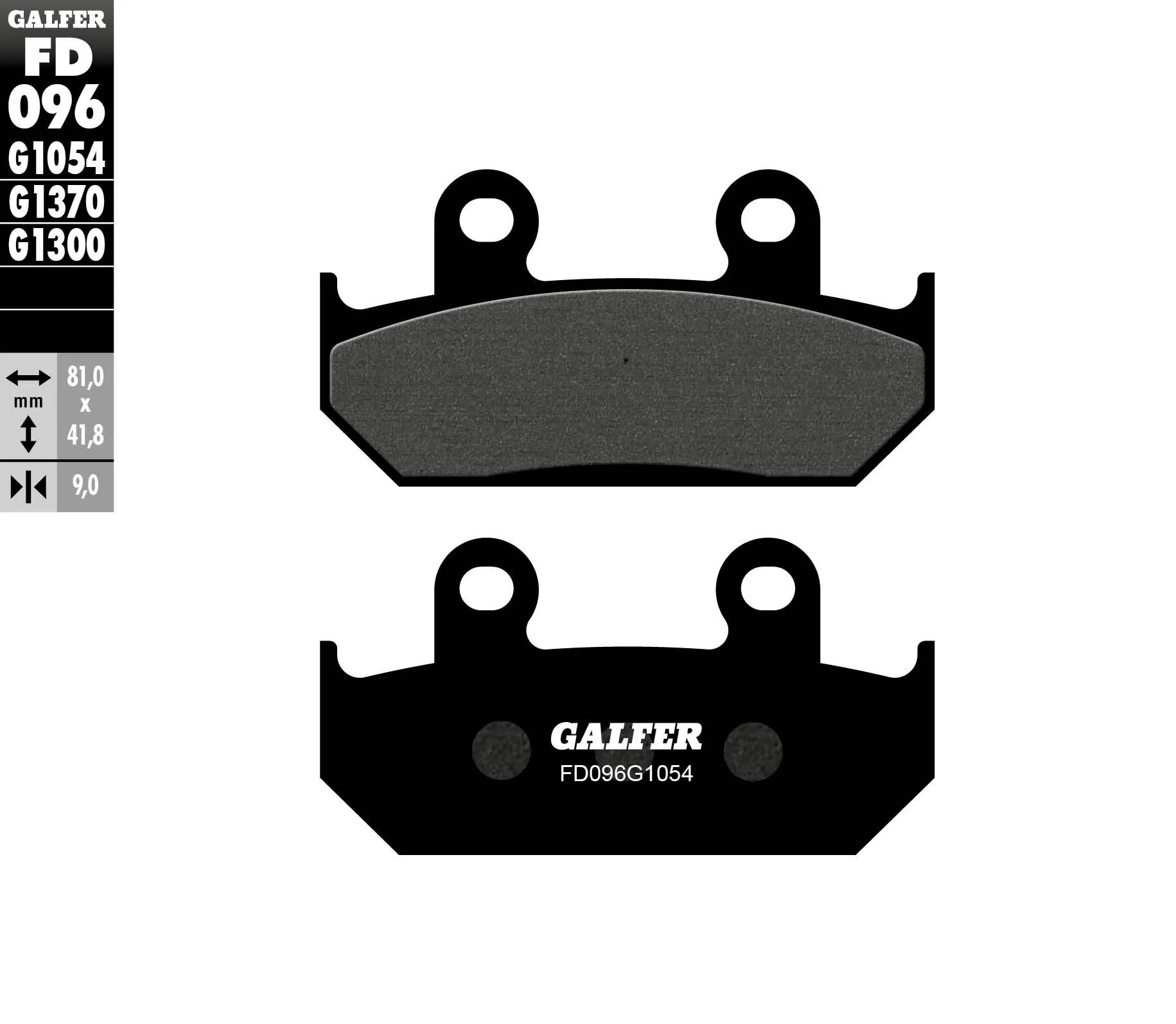 Galfer Pastiglie Freno Anteriore Cagiva Elefant 906 Fd096-FD096G1054-33716