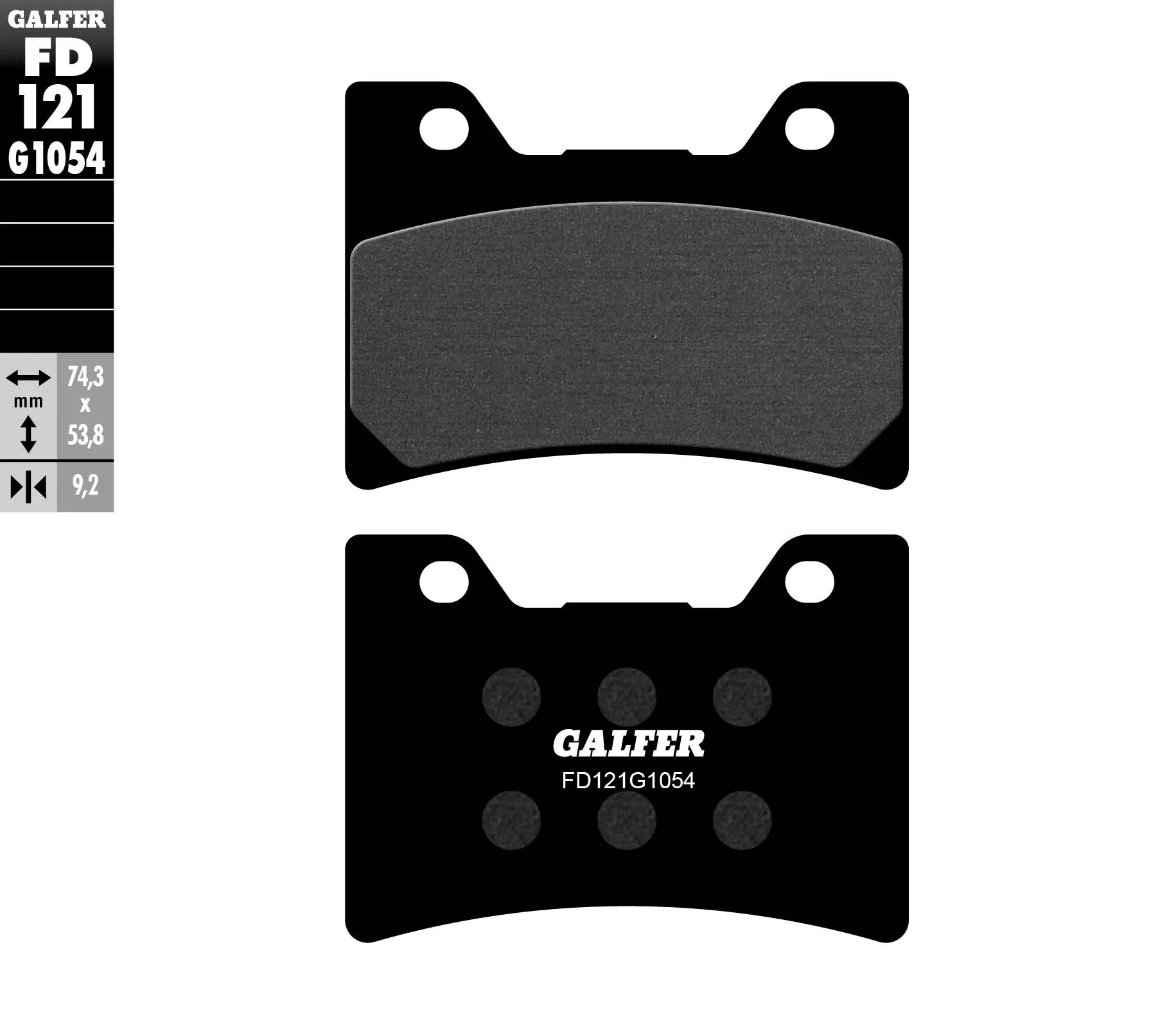 Galfer Pastiglie Freno Anteriore Mz - Muz Skorpion Fd121-FD121G1054-35081