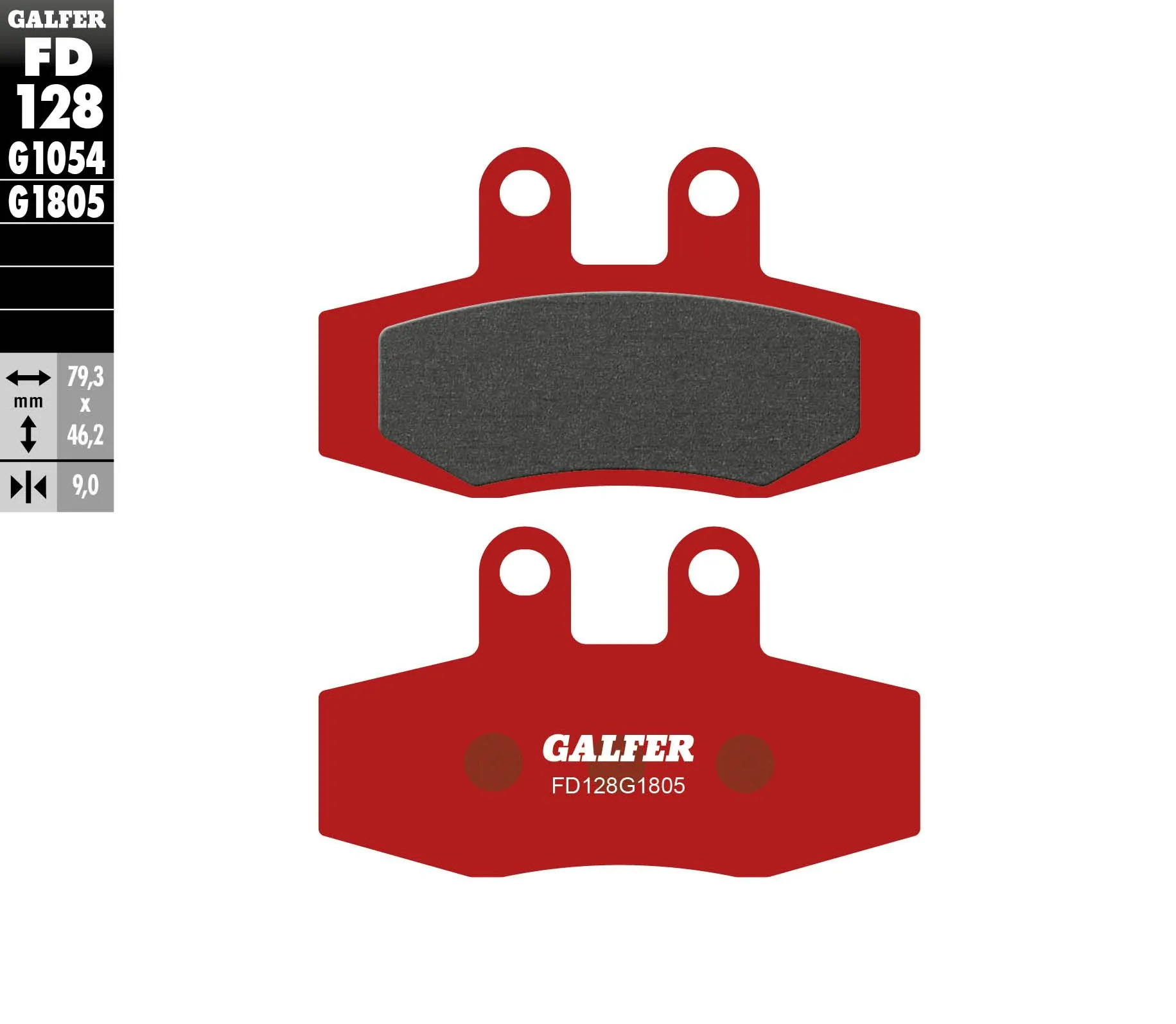 Galfer Pastiglie Freno Anteriore Fantic Caballero Fd128-FD128G1805-34020
