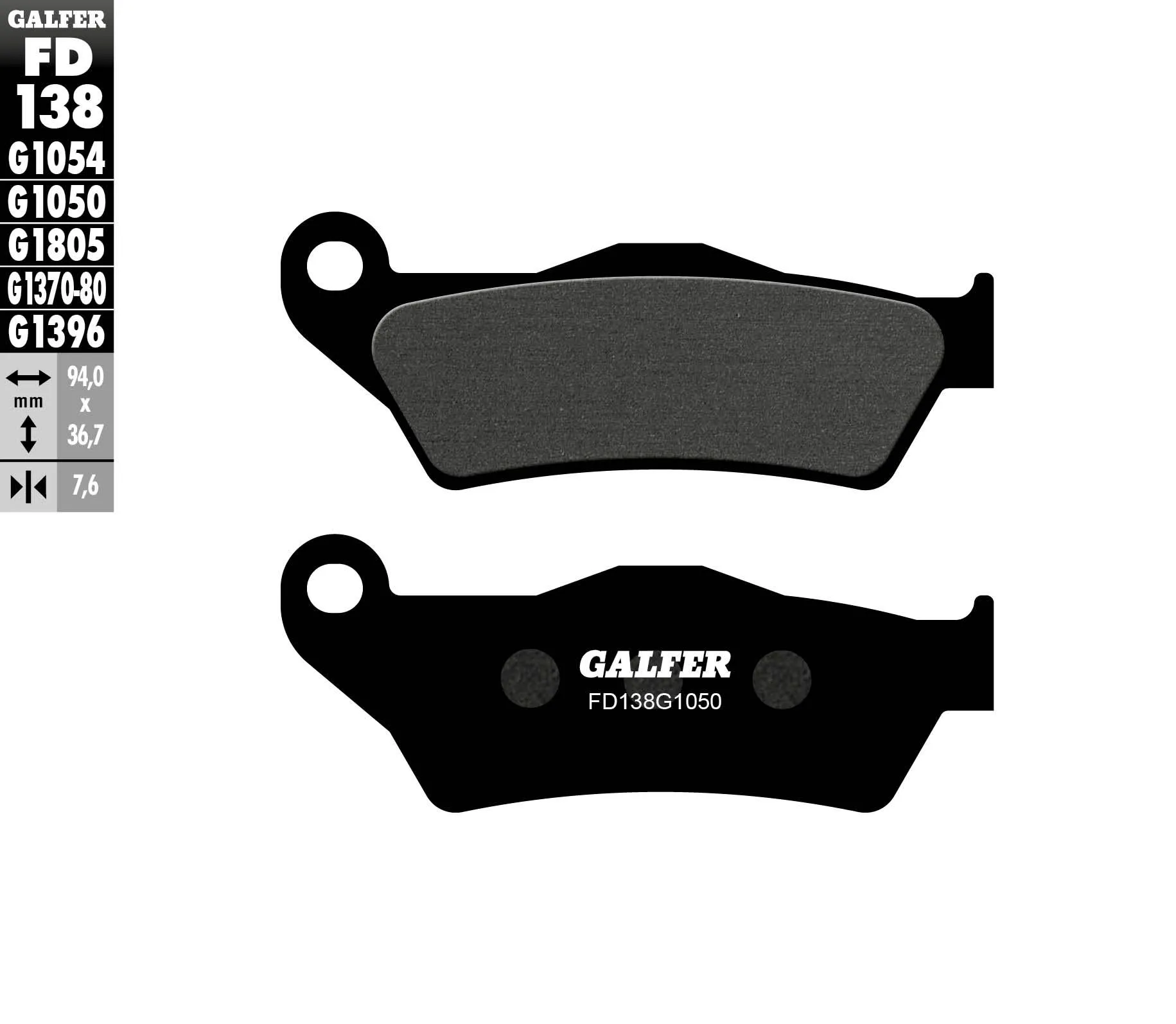 Galfer Pastiglie Freno Anteriore Aprilia Mx 125 2004 Fd138-FD138G1050-32667