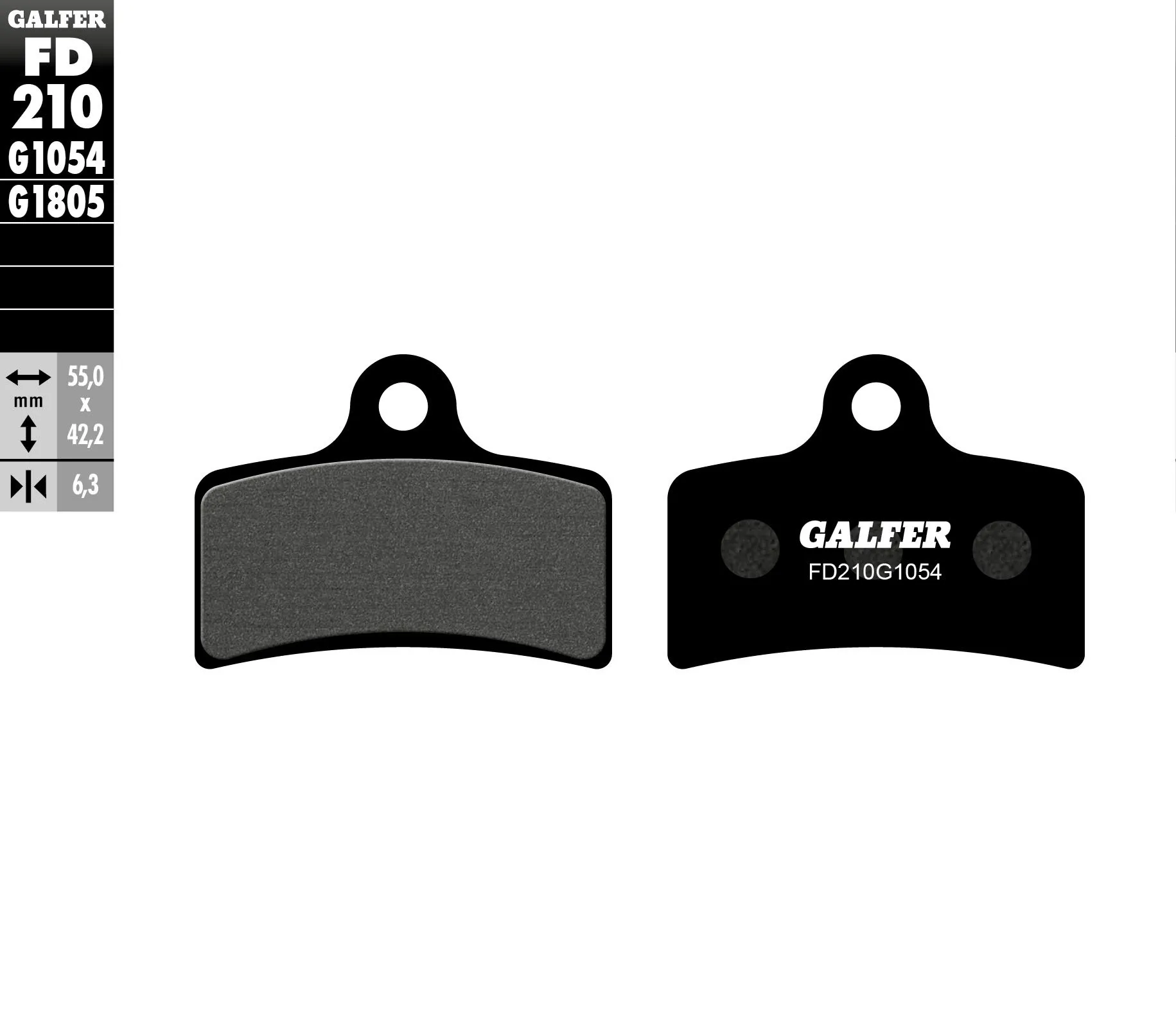 Galfer Pastiglie Freno Anteriore Conti Promo Cup Fd210-FD210G1054-33769