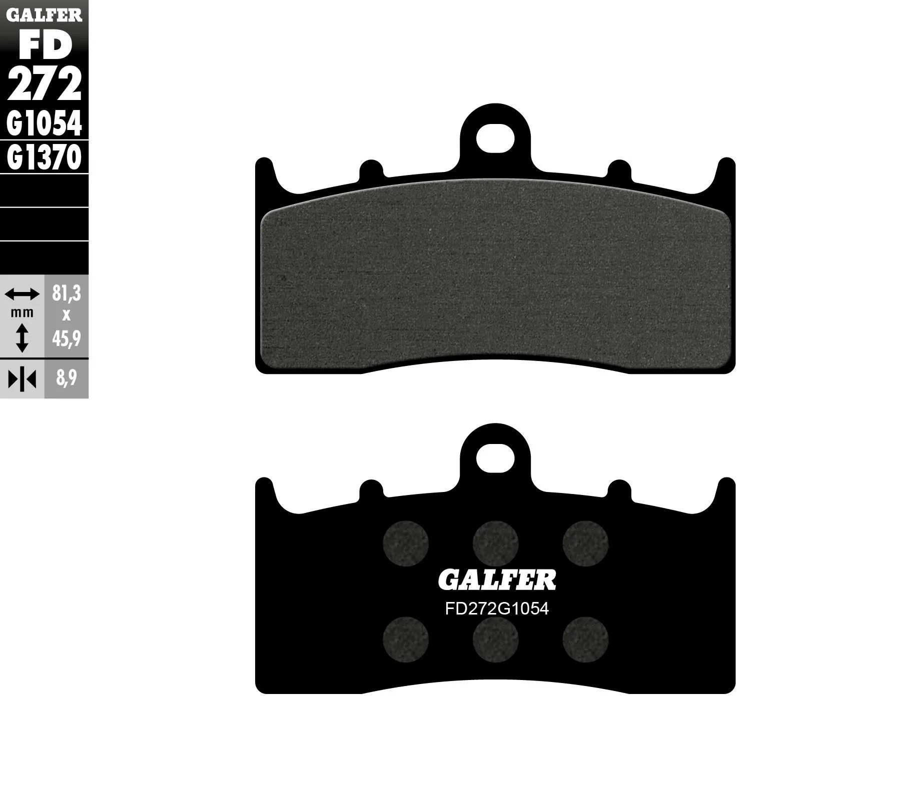 Galfer Pastiglie Freno Anteriore Bmw R 1100 S Abs 2001 Fd272-FD272G1054-32778