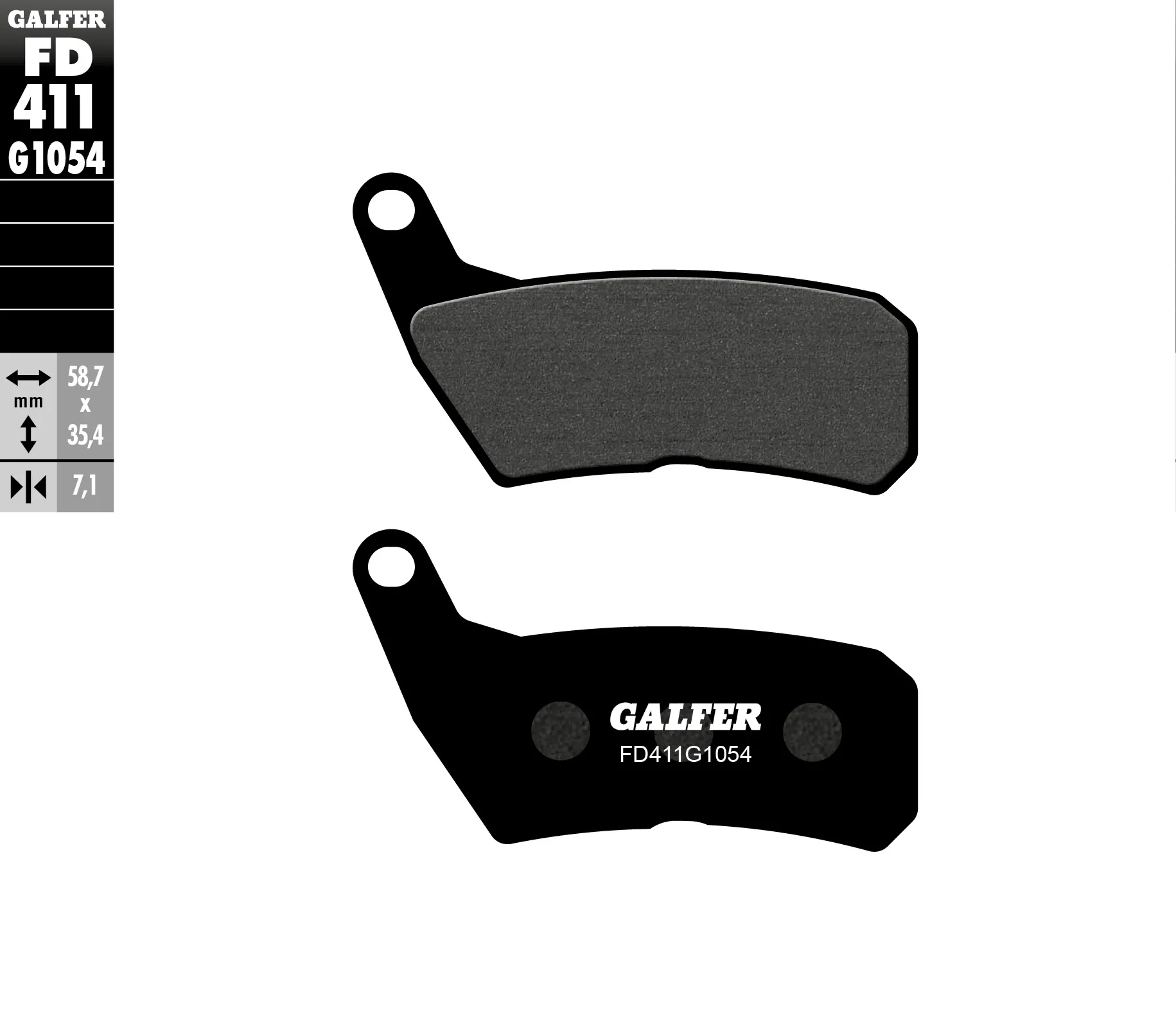 Galfer Pastiglie Freno Anteriore Hm Cre Baja Rr Fd411-FD411G1054-34331