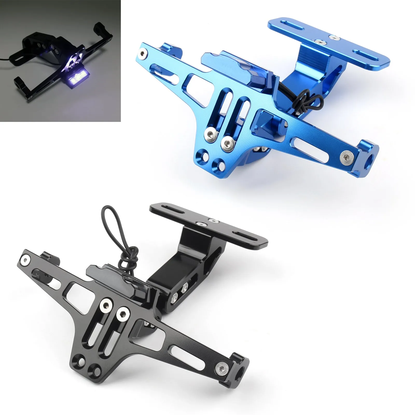 CNC support de plaque d'immatriculation support garde-boue éliminateur pour Yamaha BWS R25 R3 MSX générique