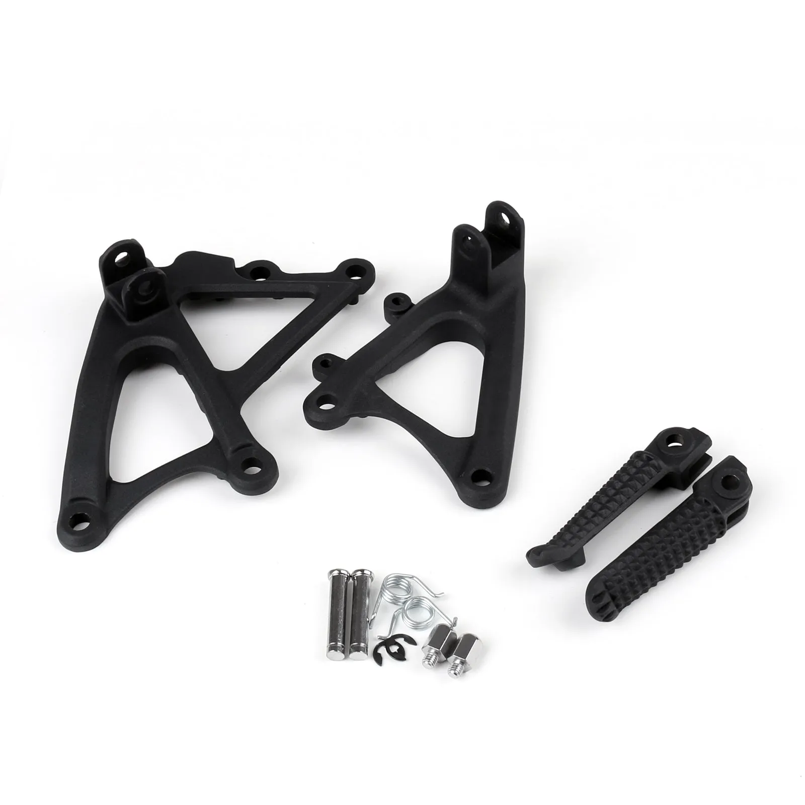 Ensemble de supports de repose-pieds pour repose-pieds avant pour Yamaha YZF R1 2009-2011 noir générique