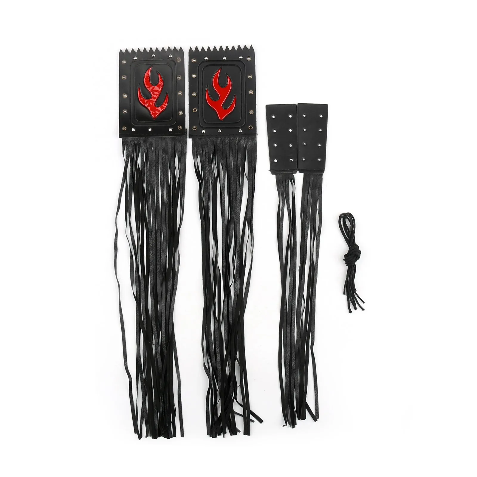 Couvre-levier de poignée en cuir pour guidon de moto Fringe Embrayage Frein Fit Cruiser