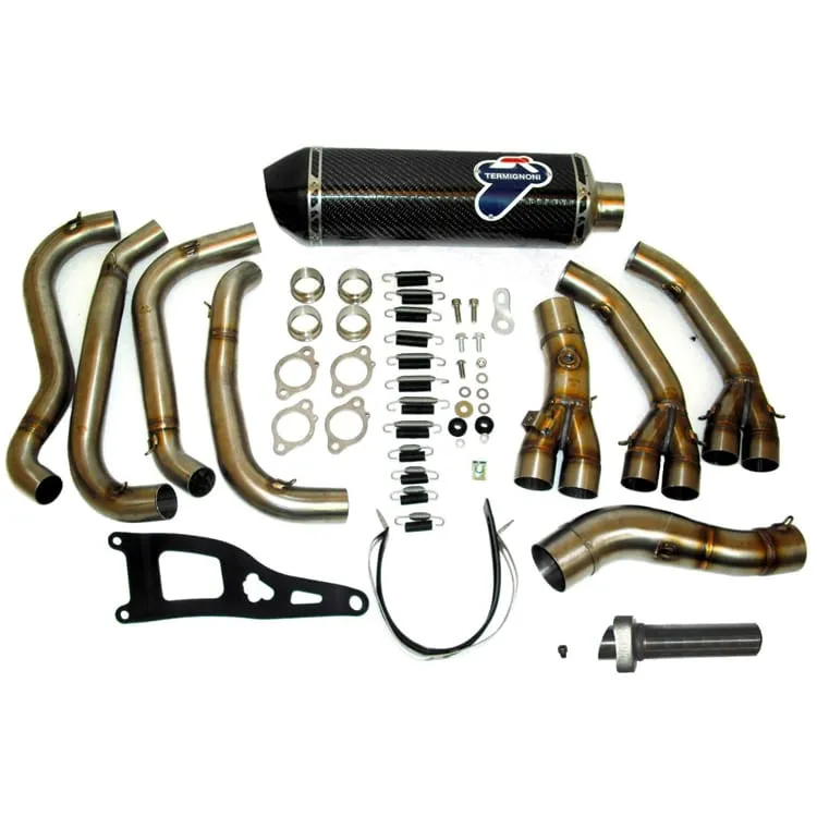 Honda Cbr 1000 Rr 2011 > 2013 Scarico Completo Termignoni Terminale Relevance Carbonio Acciaio-H113094CV-37581