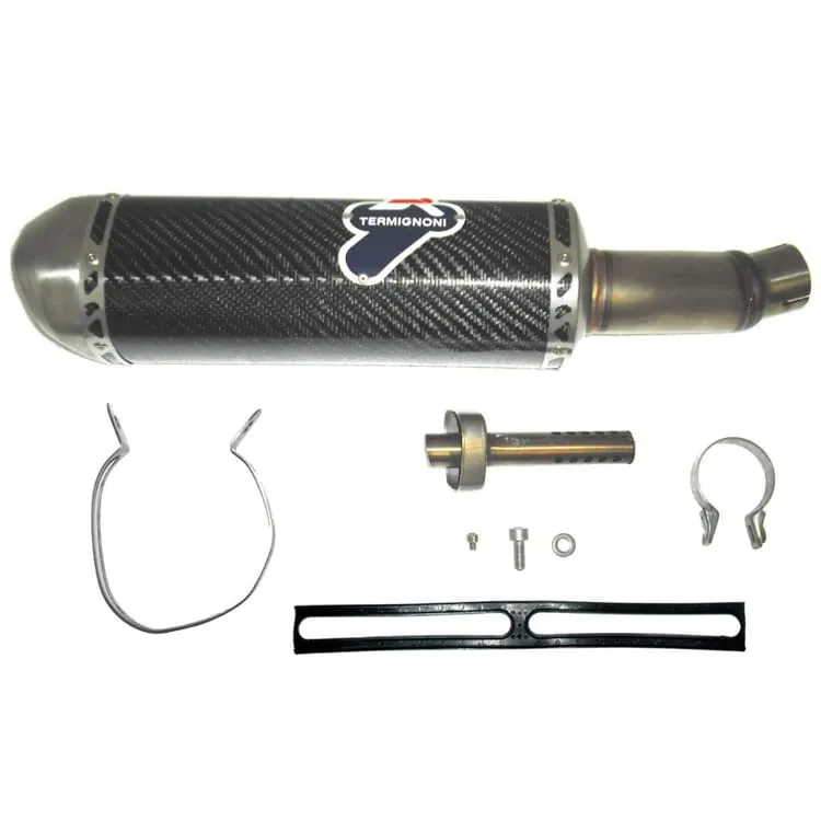 Honda Cb 500 2013 > 2015 Scarico Termignoni Terminale Relevance Poppy Acciaio-H116080INVI-37586