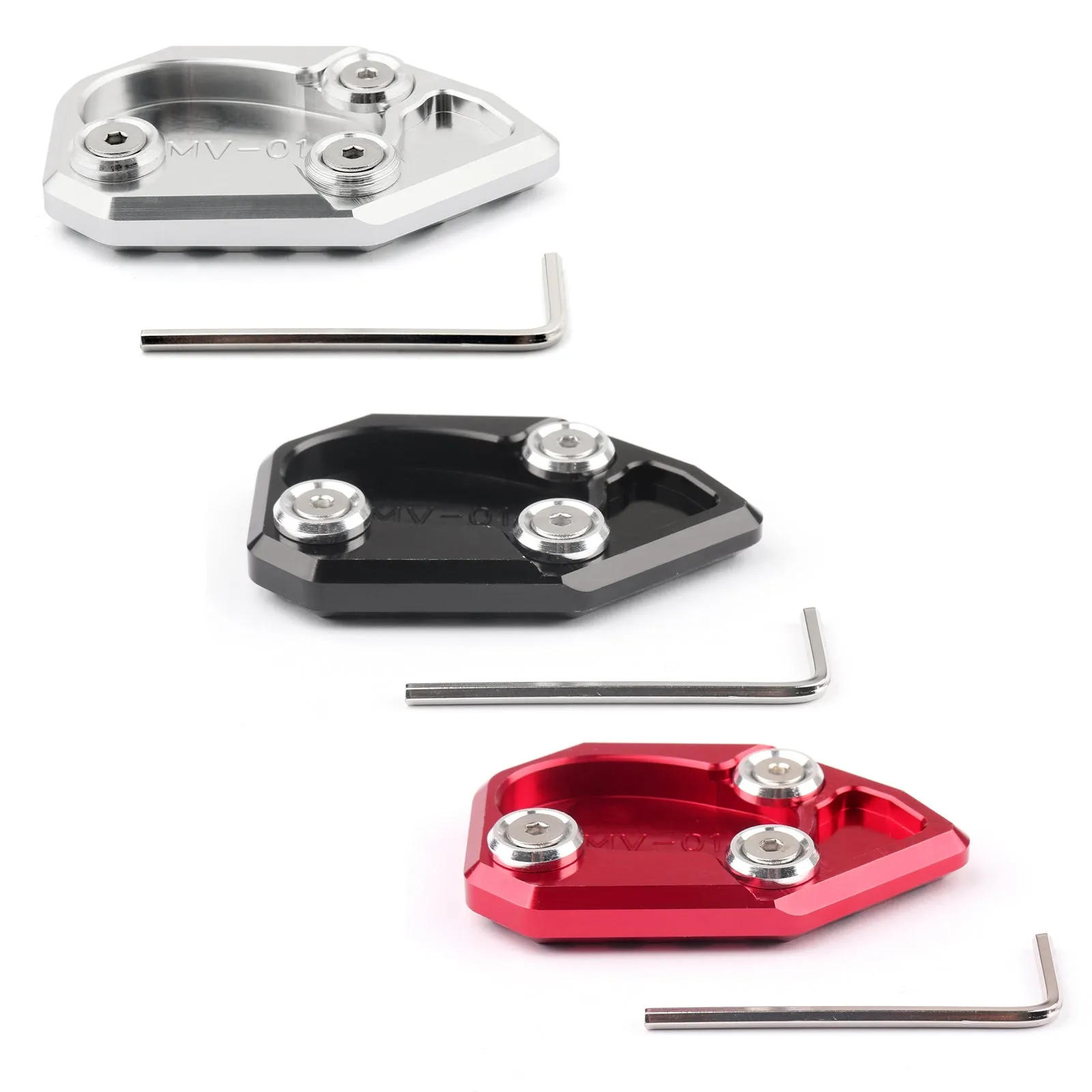 Plaque d'extension de béquille latérale pour MV AGUSTA Brutale 1078 F4 Brutale 990R générique