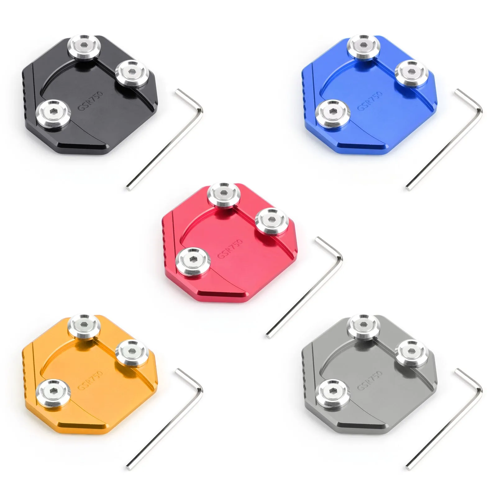 Plaque d'extension de béquille latérale pour Suzuki GSR 750 11-15 GSX-S1000/F 15-16 générique