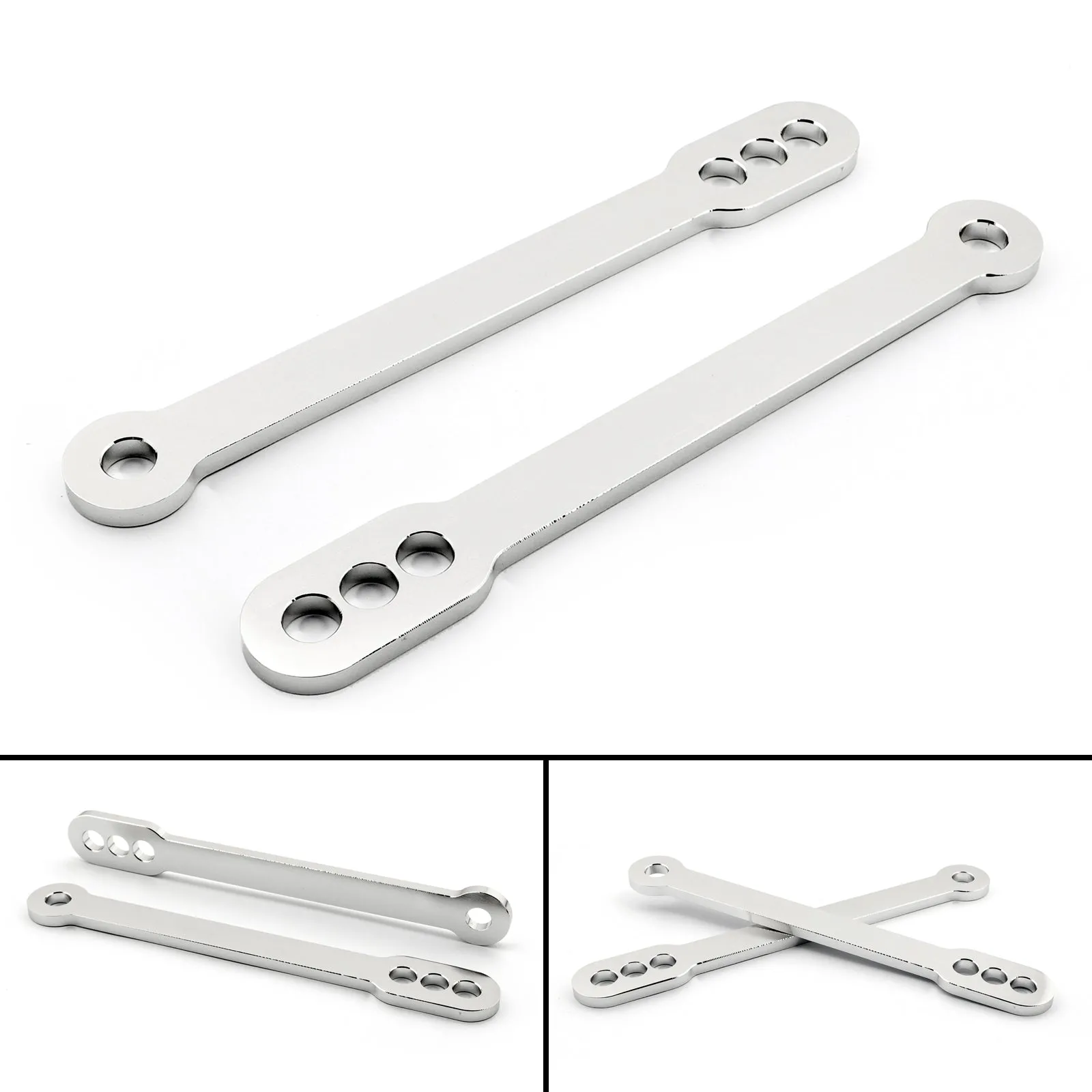 Biellettes de descente Biellette Kawasaki ZX6R 1998-2006 Kawasaki ZX 9R 12R 2000-2001 Chrome Generic