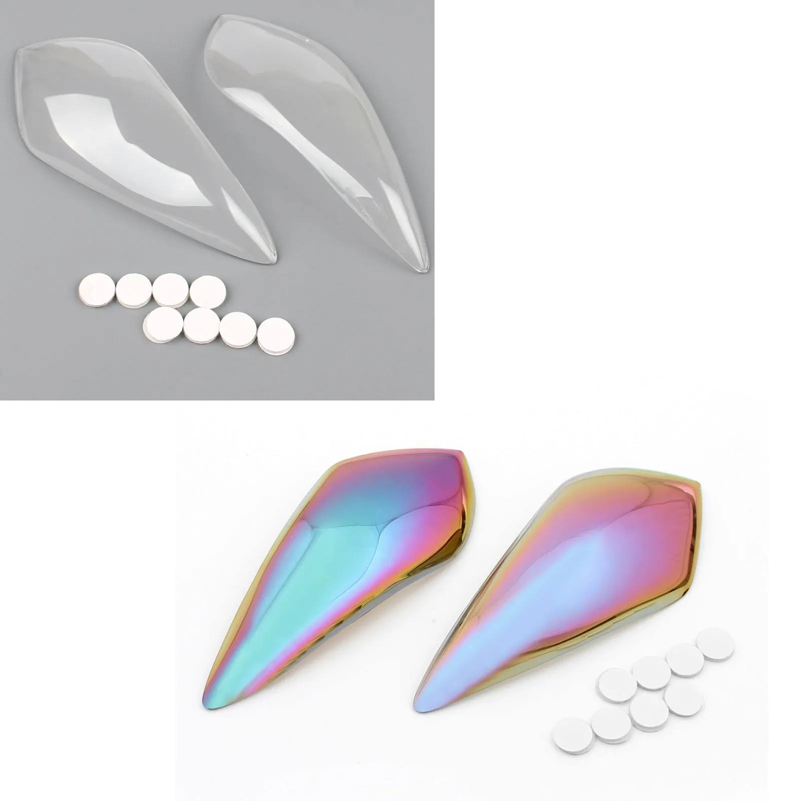 Bouclier de couverture de lentille de phare pour Kawasaki ZX6R 2009 2010 2011 générique