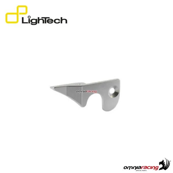 Coppia di forchette per supporti cavalletto Lightech in ergal colore silver per Kawasaki ZX10R 2016>