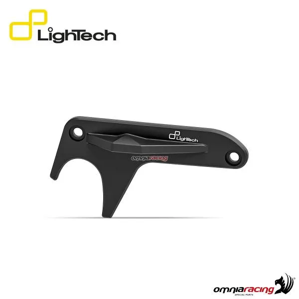 Coppia di forchette per supporti cavalletto Lightech in ergal colore nero per Yamaha R6 2017>