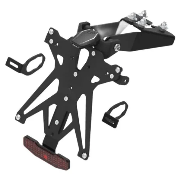 Kit completo portatarga Lightech luce e catadriotto Francia Kawasaki Ninja 400 2018-2023