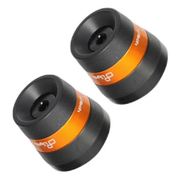 Contrappesi manubrio alluminio Lightech Serie 300 arancione Ducati 1198 2010-2011