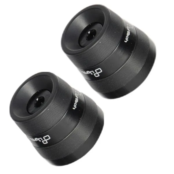 Contrappesi manubrio alluminio Lightech Serie 300 nero Kawasaki Z650 2017-2020