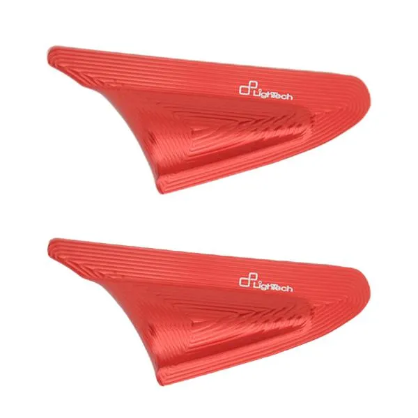 Coppia tappi specchio Lightech alluminio rosso Ducati Panigale 1199 2012-2015