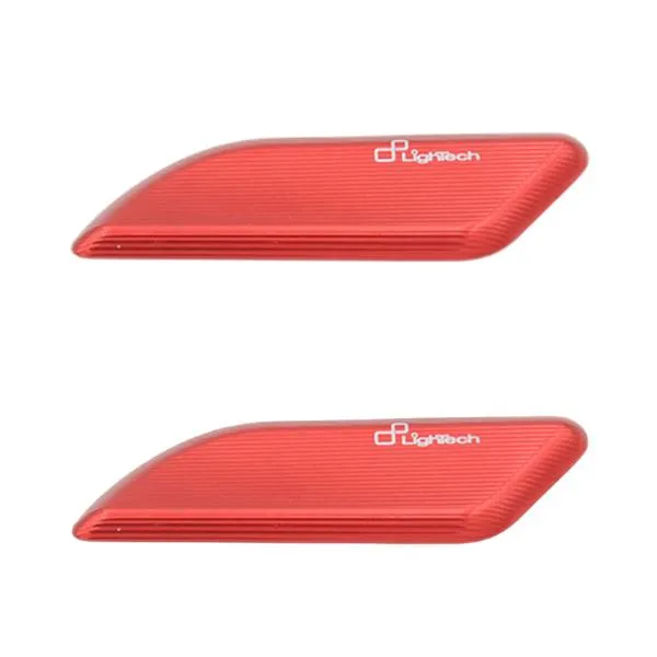 Coppia tappi specchio Lightech alluminio rosso Ducati Panigale 1299 2015-2017