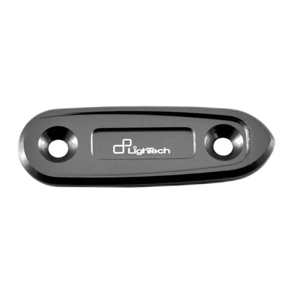 Coppia tappi specchio Lightech alluminio nero Yamaha R3 2019-2024