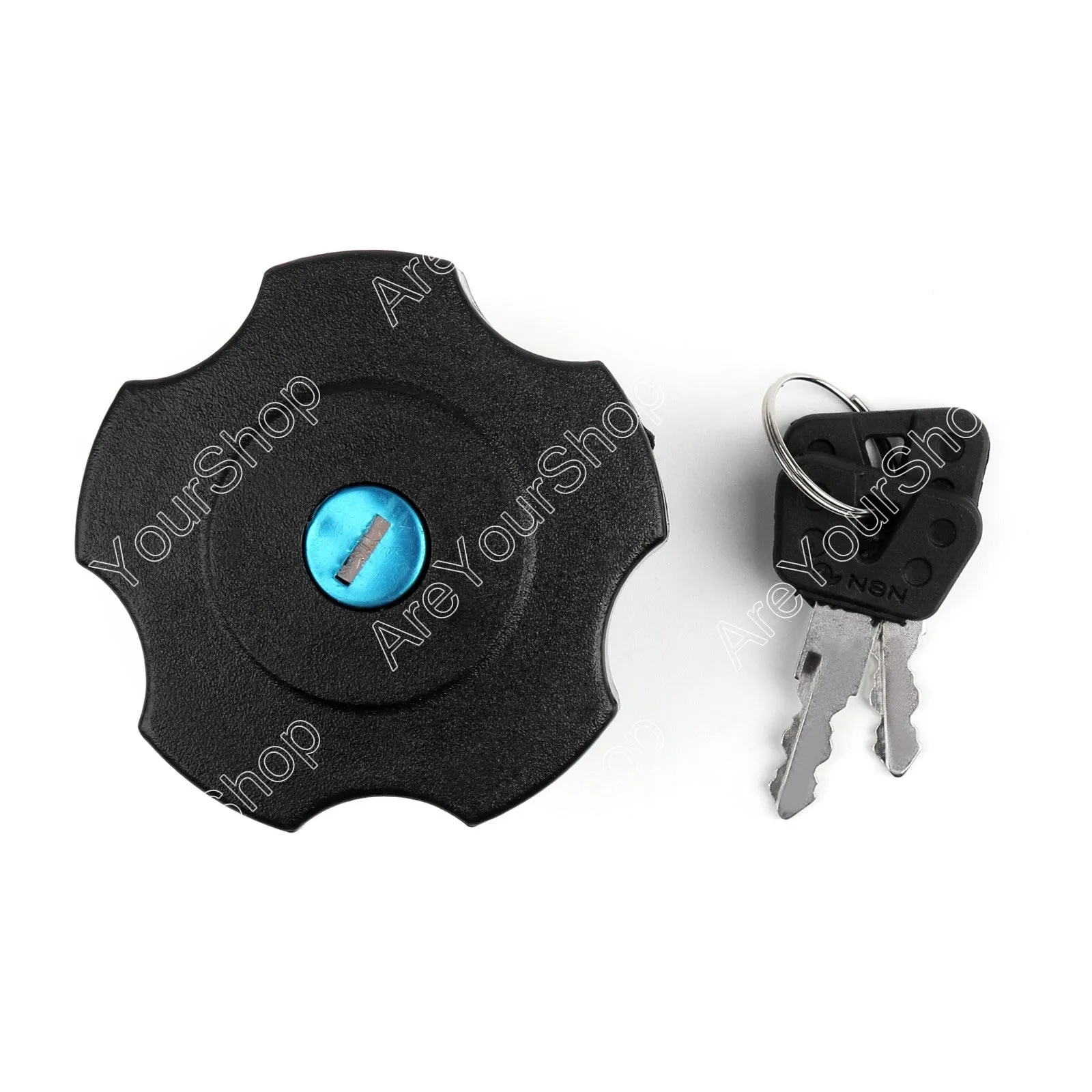 Bouchon d'huile de clé de réservoir de gaz de carburant pour Yamaha TW200 XT60 FJ600 XZ550 XS400 XJ650 RZ350 générique