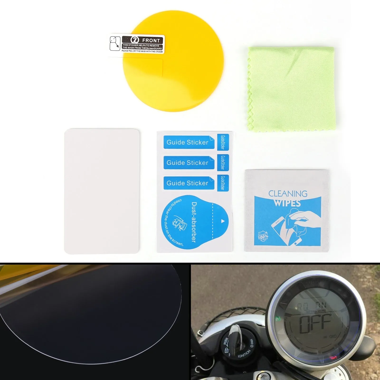 Cluster Scratch Protection Film / Ecran Blue-Ray Pour DUCATI SCRAMBLER Générique